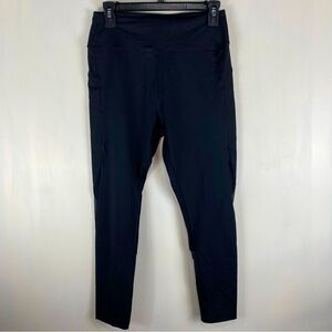PINK Ultimate Victoria's Secret‎ Mesh Full Length Gym Leggings Black Size Large